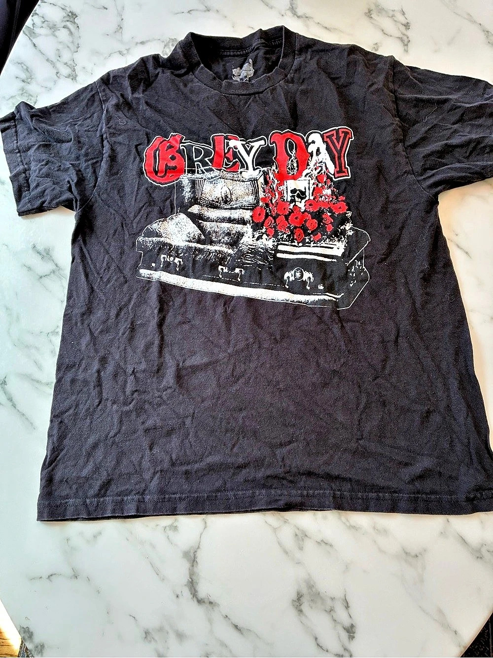 G59 Records $uicideboy$ Grey Day Tour 2022 Third Tour to Hell Casket Tee
